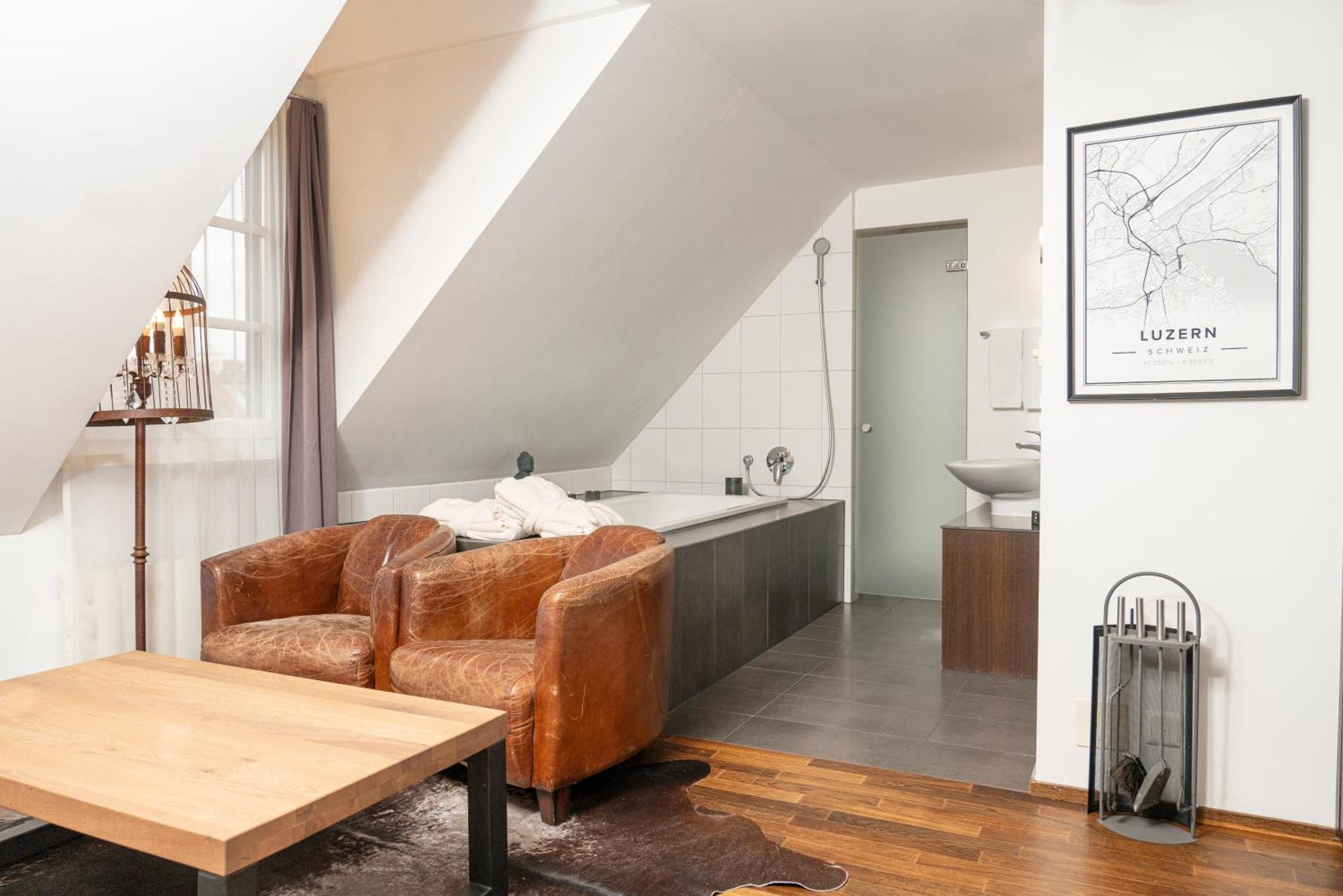 Boutique Hotel Weisses Kreuz - Adult Only Hotel Lucern Exteriér fotografie